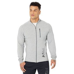 UFC Men's Long Sleeve Full Zip Jacket Sport Grey MD